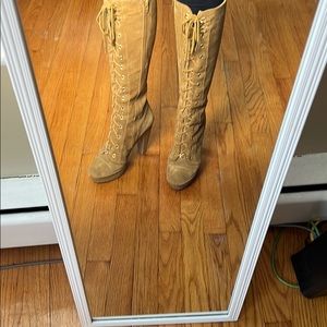 Michael Michael Kors Lace Boot Camel clr size 7.5